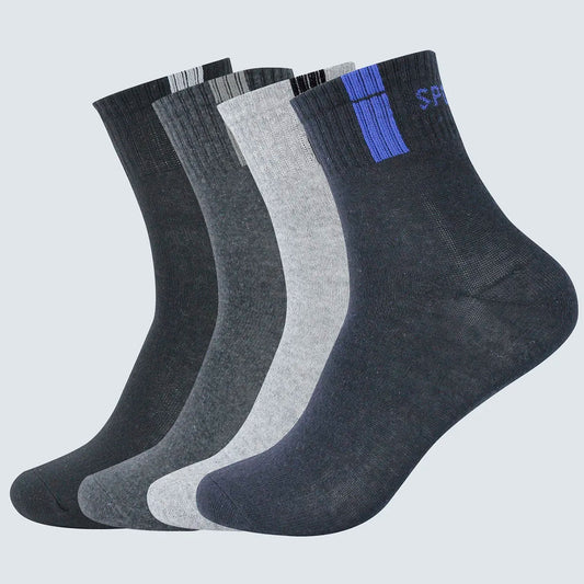 12 pares de meias masculinas, meias antiderrapantes, meias de compressão, meias de cano médio.